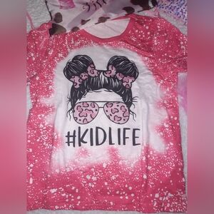 Pink #KidLife Graphic T-Shirt
